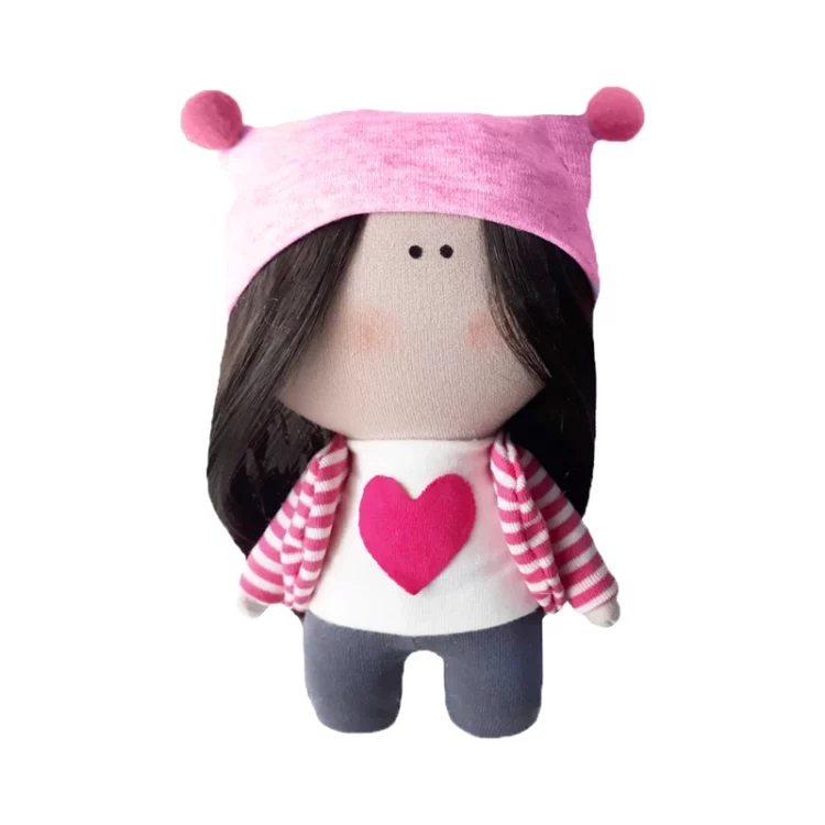 عروسک طرح دختر روسی قلبی کد 600908