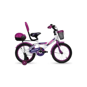 دوچرخه چیاوا مدل چیچک سایز طوقه 16 اینچ رنگ سفید بنفش کد 600958