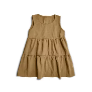 پیراهن دخترانه  مدل لینن کد 601026