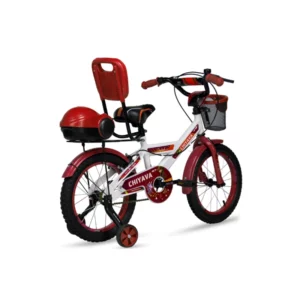 دوچرخه چیاوا مدل چیچک سایز طوقه 16 اینچ  رنگ سفید قرمز  کد 601057