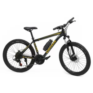 دوچرخه چیاوا مدل آکو سایز طوقه 26 اینچ مدل دنده ای 21 سرعته با ترمز ویبریک و دوشاخ کمک دار رنگ مشکی کد 601174